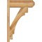 Ekena Millwork Merced Rough Sawn Craftsman Outlooker, Western Red Cedar, 8"W x 24"D x 36"H OUT08X24X36MRC04RWR - alternate 2